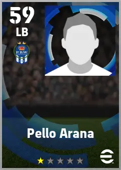 Pello Arana eFootball 2026 player card — 59 OVR LB