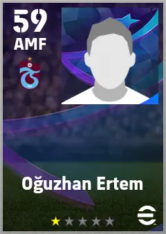 Oguzhan Ertem eFootball 2026 player card — 59 OVR AMF