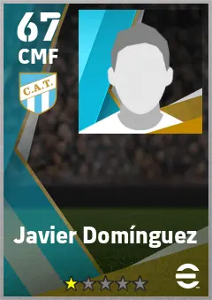 Javier Dominguez eFootball 2026 player card — 67 OVR CMF