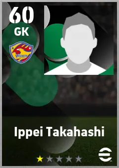 Ippei Takahashi eFootball 2026 player card — 60 OVR GK