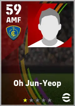Oh Jun-Yeop eFootball 2026 player card — 59 OVR AMF