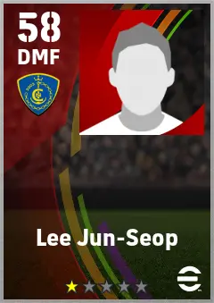 Lee Jun-Seop eFootball 2026 player card — 58 OVR DMF