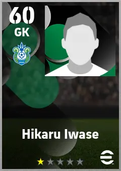 Hikaru Iwase eFootball 2026 player card — 60 OVR GK
