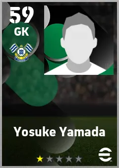 Yosuke Yamada eFootball 2026 player card — 59 OVR GK