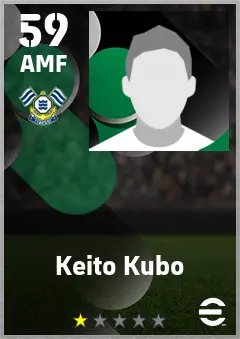 Keito Kubo eFootball 2026 player card — 59 OVR AMF