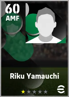Riku Yamauchi eFootball 2026 player card — 60 OVR AMF