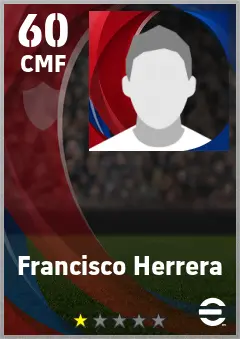 Francisco Herrera eFootball 2026 player card — 60 OVR CMF