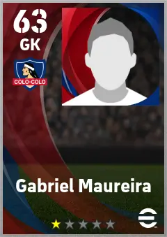 Gabriel Maureira eFootball 2026 player card — 63 OVR GK