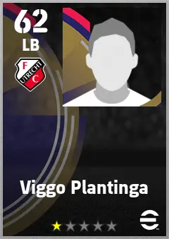 Viggo Plantinga eFootball 2026 player card — 62 OVR LB