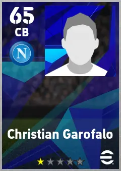 Christian Garofalo eFootball 2026 player card — 65 OVR CB