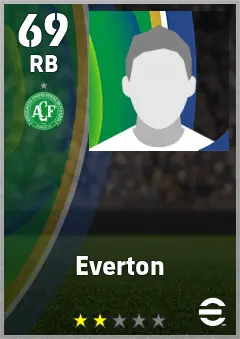 Everton eFootball 2026 player card — 69 OVR RB