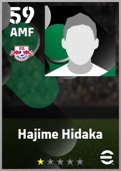 Hajime Hidaka eFootball 2026 player card — 59 OVR AMF
