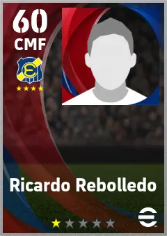 Ricardo Rebolledo eFootball 2026 player card — 60 OVR CMF