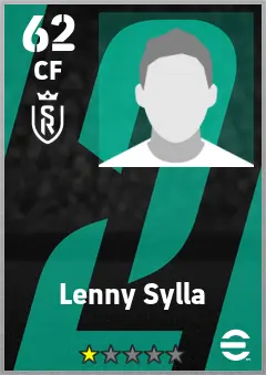 Lenny Sylla eFootball 2026 player card — 62 OVR CF