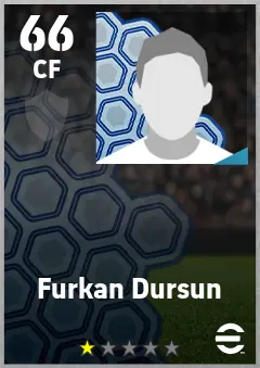 Furkan Dursun eFootball 2026 player card — 66 OVR CF