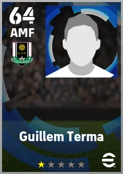 Guillem Terma eFootball 2026 player card — 64 OVR AMF