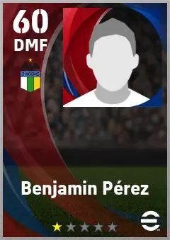 Benjamin Perez eFootball 2026 player card — 60 OVR DMF