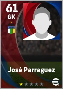 Jose Parraguez eFootball 2026 player card — 61 OVR GK
