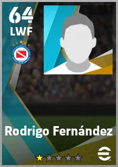 Rodrigo Fernandez eFootball 2026 player card — 64 OVR LWF