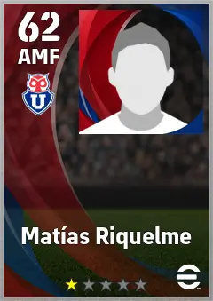 Matias Riquelme eFootball 2026 player card — 62 OVR AMF