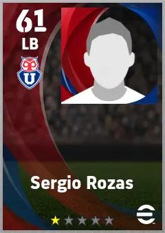 Sergio Rozas eFootball 2026 player card — 61 OVR LB