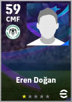 Eren Dogan eFootball 2026 player card — 59 OVR CMF