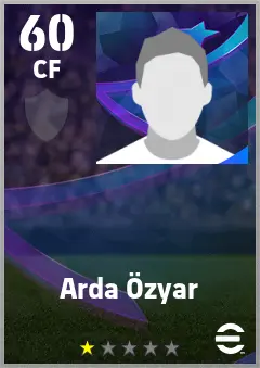 Arda Ozyar eFootball 2026 player card — 60 OVR CF