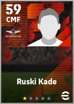 Ruski Kade eFootball 2026 player card — 59 OVR CMF