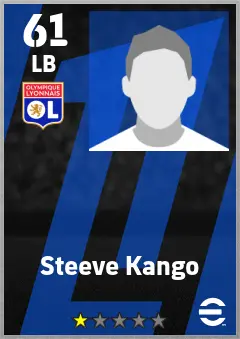 Steeve Kango eFootball 2026 player card — 61 OVR LB
