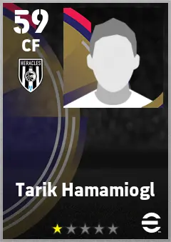 Tarik Hamamiogl eFootball 2026 player card — 59 OVR CF