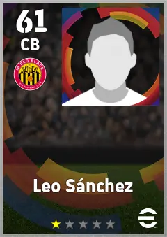 Leo Sanchez eFootball 2026 player card — 61 OVR CB