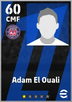 Adam El Ouali eFootball 2026 player card — 60 OVR CMF