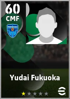 Yudai Fukuoka eFootball 2026 player card — 60 OVR CMF