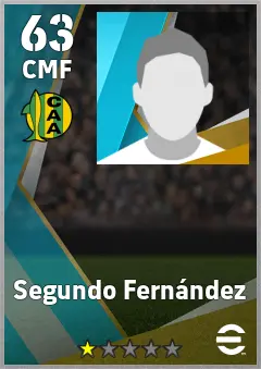 Segundo Fernandez eFootball 2026 player card — 63 OVR CMF