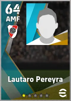 Lautaro Pereyra eFootball 2026 player card — 64 OVR AMF