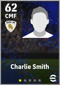 Charlie Smith eFootball 2026 player card — 62 OVR CMF