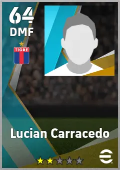 Lucian Carracedo eFootball 2026 player card, 64 OVR DMF
