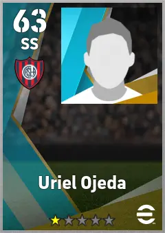 Uriel Ojeda eFootball 2026 player card, 63 OVR SS