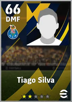 Tiago Silva eFootball 2026 player card — 66 OVR DMF
