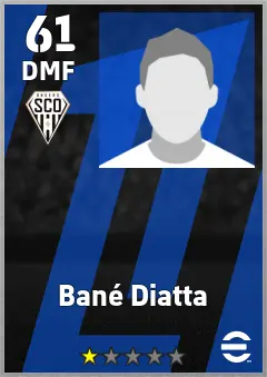 Bane Diatta eFootball 2026 player card — 61 OVR DMF