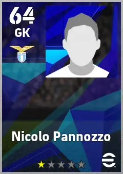 Nicolo Pannozzo eFootball 2026 player card — 64 OVR GK