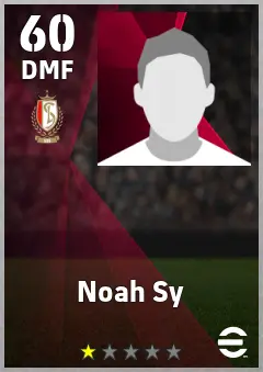 Noah Sy eFootball 2026 player card — 60 OVR DMF