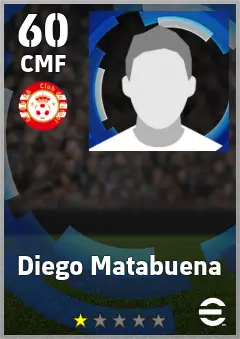 Diego Matabuena eFootball 2026 player card — 60 OVR CMF