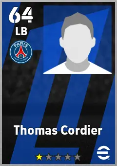 Thomas Cordier eFootball 2026 player card — 64 OVR LB