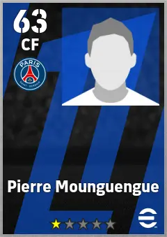 Pierre Mounguengue eFootball 2026 player card — 63 OVR CF