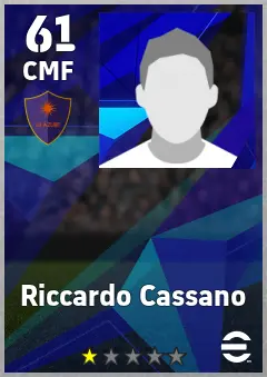 Riccardo Cassano eFootball 2026 player card — 61 OVR CMF