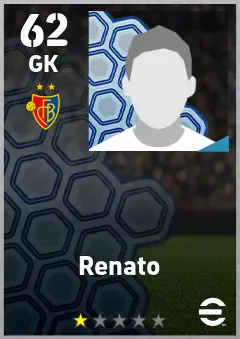 Renato eFootball 2026 player card, 62 OVR GK