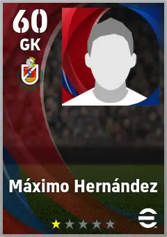 Maximo Hernandez eFootball 2026 player card, 60 OVR GK