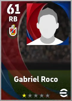 Gabriel Roco eFootball 2026 player card, 61 OVR RB