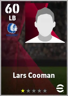 Lars Cooman eFootball 2026 player card, 60 OVR LB